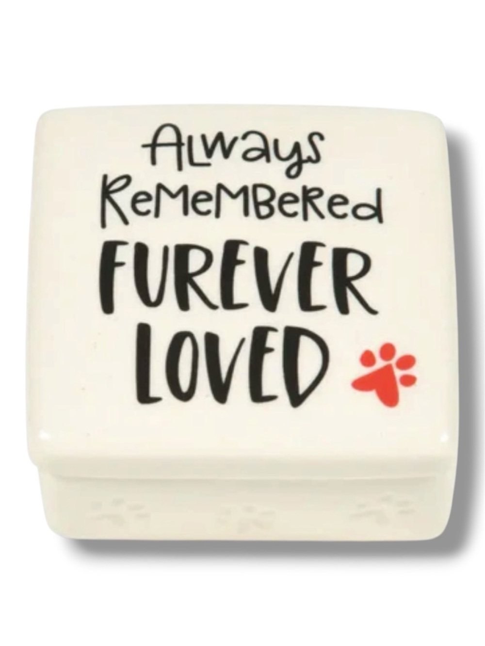 Pet Bereavement Keepsake Box "Always Remembered, Furever Loved" - NWT - Picture 2 of 5
